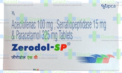 Aceclofenac+ Acetaminophen+Serratiopeptidase